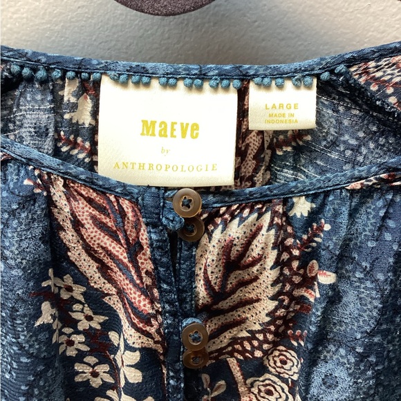 Maeve by Anthropologie Letizia Ruffled Blouse - Picture 4 of 6